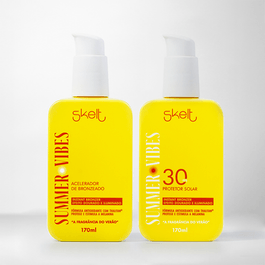 KIT SUMMER VIBES PROTETOR FPS 30 + ACELERADOR