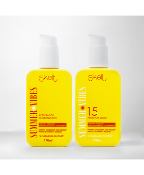 Kit Summer Vibes Protetor FPS 15 + Acelerador