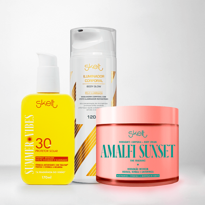trio-glow-amalfi-sunset+protetor-fps-30-desk