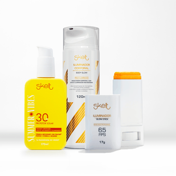 Trio Glow + Protetor Solar FPS 30