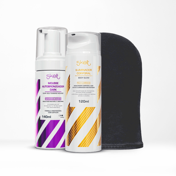 KIT BRONZE & GLOW MOUSSE DARK